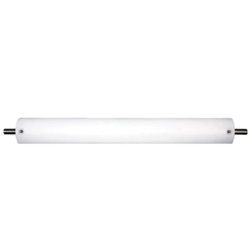 30" Fluorescent Vanity Light with Satin Nickel Accents